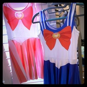 Sailor Moon and Sailor Chibi Moon Dresses